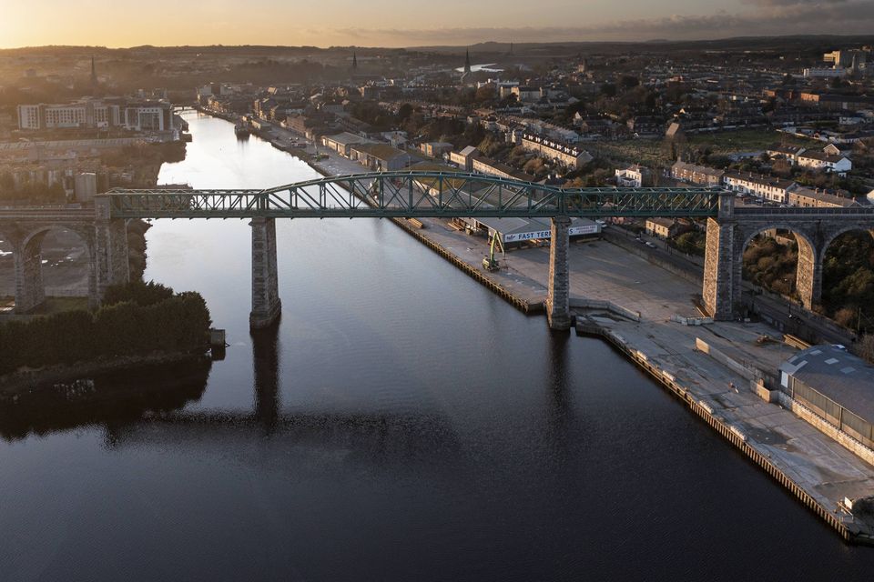 A man was rescued from the river Boyne in Drogheda but passed away later in hospital.